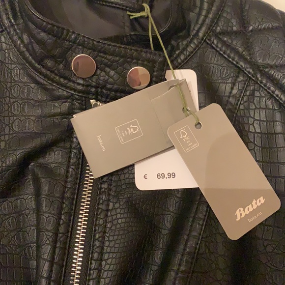 Black leatherette jacket - Picture 5 of 10